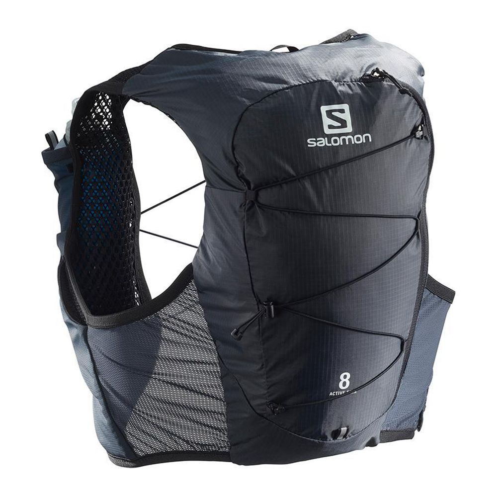 Hydratation Pour Le Trail Running Salomon Homme Noir - Salomon ACTIVE SKIN 8 SET HYDRATION PACK - Fr